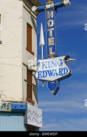 King Eddy hotel in downtown Calgary, Alberta, Canada Stock Photo