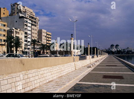WATERFRONT PROMENADE - BENGHAZI - LIBYA Stock Photo