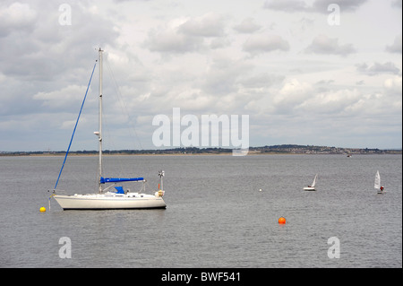 Sailing boats at Howth,Irish sea,Co. Dublin,Ireland Stock Photo