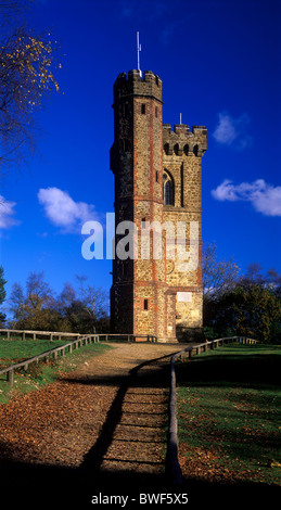Autumn afternoon at The Tower, Leith Hill, Surrey, UK Stock Photo