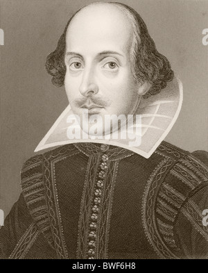 William Shakespeare, 1564 - 1616. English playwright and poet.