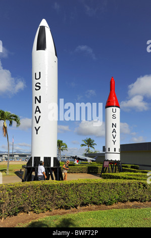 Polaris A1 Submarine Launched Ballistic Missile Pearl Harbor Hawaii Pacific National Monument Stock Photo