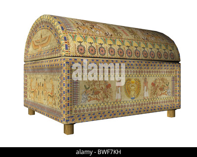 3D illustration of an ancient Egyptian Chest Stock Photo - Alamy