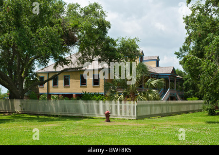 Louisiana, Vacherie, Laura Plantation, historic Creole sugarcane plantation, main house built 1805 Stock Photo