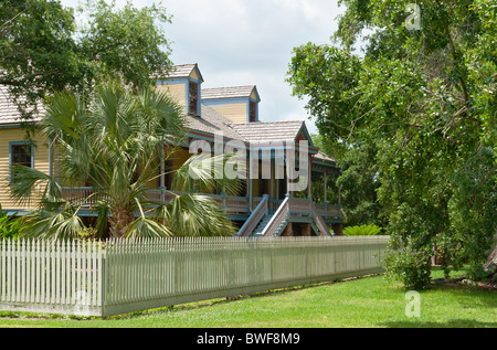 Louisiana, Vacherie, Laura Plantation, historic Creole sugarcane plantation, main house built 1805 Stock Photo