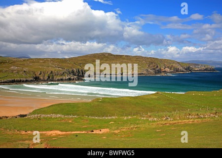 UK Scotland Highland Sutherland Farr Bay and Beach at Bettyhill Stock Photo