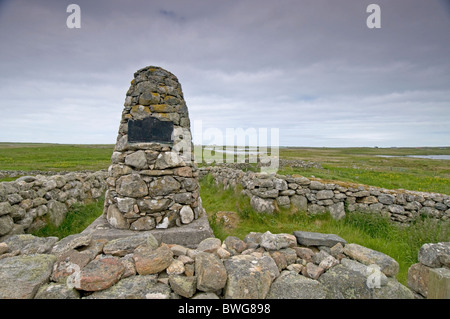 Kildonan, Birthplace of Flora MacDonald, South Uist, Western Isle, Outer Hebrides. Scotland.  SCO 6901 Stock Photo