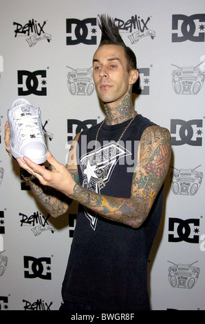 Travis Barker DC Shoes Launch Party Stock Photo