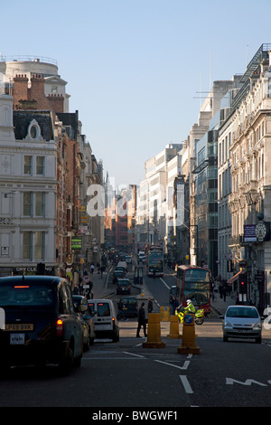 Fleet Street, London from Ludgate Hill Stock Photo