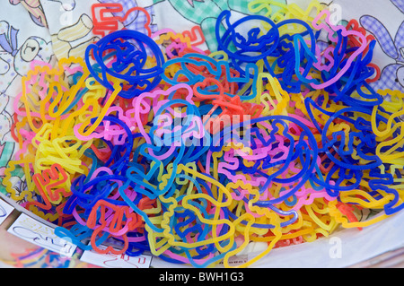 Pro Life Silly Bands at Crossroads Pregnancy Center's Walk For Life Gospel sing and fundraiser Fort White Florida Stock Photo