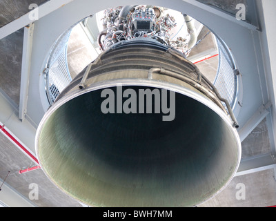 Apollo Rocket in the Exhibition Hangar in the Kennedy Space Centre, Cape Canaveral, Florida, USA Stock Photo