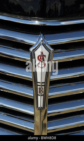 armstrong siddeley classic car sphinx bonnet emblem and radiator grill ...