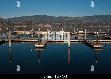 marina harbourfront Penticton British Columbia Stock Photo