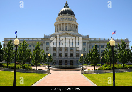 Utah State Capitol Building in Salt Lake City Stock Photo