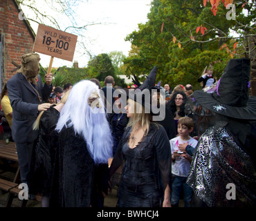 Halloween festival in Burley in the New Forest England Stock Photo - Alamy