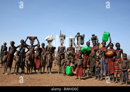 Dassanech, or daasanach, or dasenach people. Omorate, Omo river