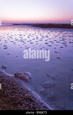 Salt Lake, Siwa Oasis, Egypt Stock Photo