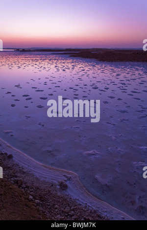 Salt Lake, Siwa Oasis, Egypt Stock Photo