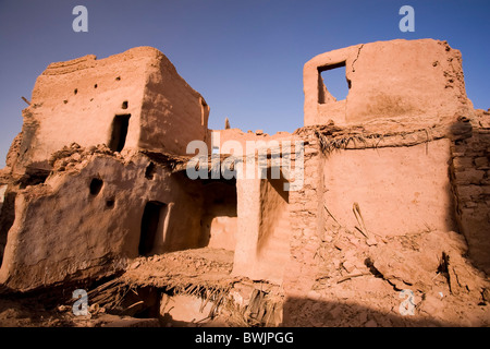 Old City of Mut, Dakhla Oasis, Egypt Stock Photo