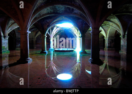 tank vault water incidence of light Citerne Portugaise Cite Portugaise Old Town El Jadida Morocco Africa Nor Stock Photo