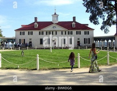 Mount Vernon, the plantation home of George Washington, first President of the United States, Virginia, America Stock Photo
