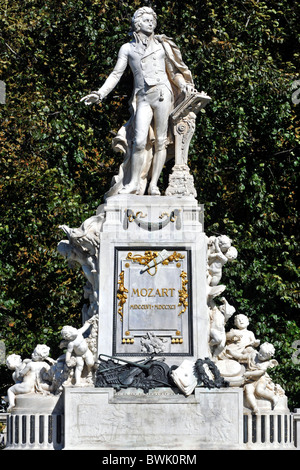 Mozart statue, Vienna, Austria, Europe Stock Photo