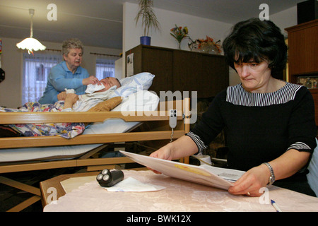 Mobile nursing, Potsdam, Germany Stock Photo