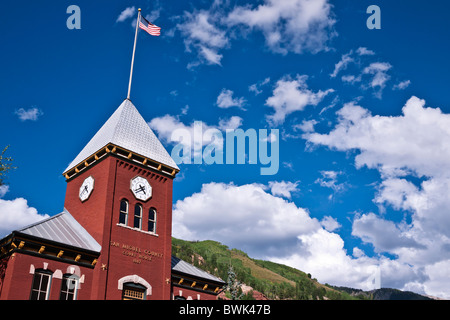 San Miguel County Court House, Telluride, Colorado Stock Photo