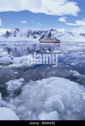 Antarctic Antarctic Antarctic Ocean cruise Curverville Island cruise ship M Explorer scenery landscape ice c Stock Photo
