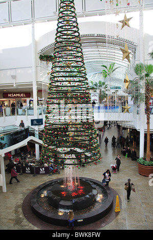 The Mall at Cribbs Causeway at Christmas, Bristol, England, United Kingdom Stock Photo