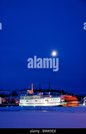 SS Klondike national Historical site Historic site Yukon Canada North America America steamboat paddle steamer Stock Photo