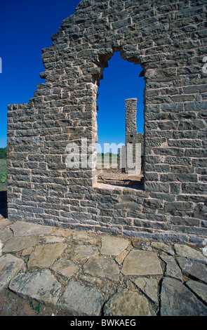 USA America North America Texas Albany fort Griffin State Park and Historic site ruins ruins Stock Photo