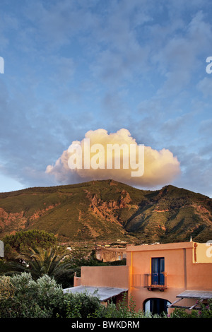 Hotel Signum, Malfa, Salina Island, Aeolian islands, Sicily, Italy Stock Photo