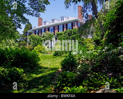 Long Hill residence at Sedgwick Gardens,Beverly,Massachusetts Stock Photo