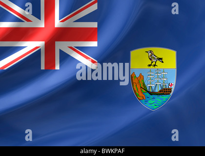 St. Helena & Dependencies flag Stock Photo