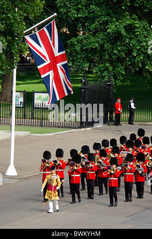 UK London Trooping the Colour Queen Elizabeth II Military ceremony Birthday Parade Horse Guards Parade Great Br Stock Photo