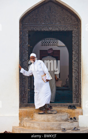 Riyadha Mosque, Lamu Island, Kenya Stock Photo