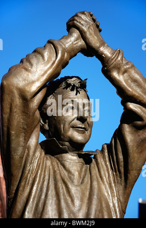 bronze statue of Brian clough in Nottingham city centre Stock Photo