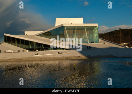 Opera house building exteriors Oslo Norway Scandinavia Stock Photo