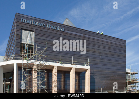 Construction of the new 1200 seat Marlowe Theatre in Canterbury, England.  Due to open in Autumn 2011. Stock Photo