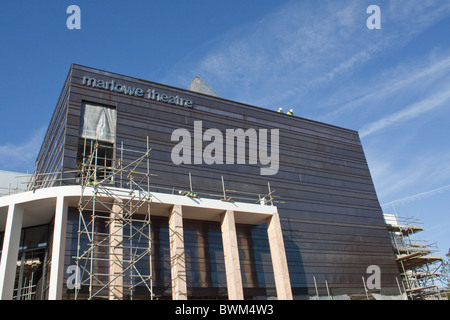 Construction of the new 1200 seat Marlowe Theatre in Canterbury, England.  Due to open in Autumn 2011. Stock Photo