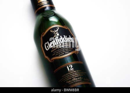 glenfiddich 12 year old scotch whisky bottle Stock Photo