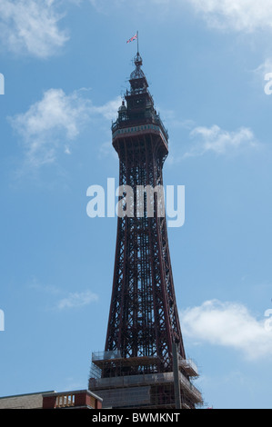 The Famous Tower Complex in Blackpool on the coast of Lancashire in Northern England Stock Photo