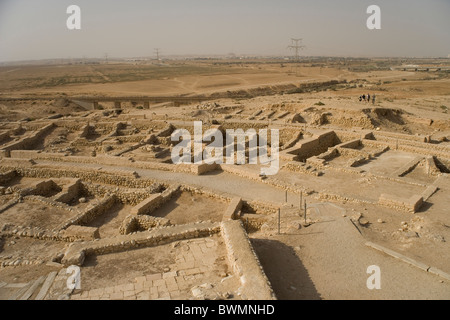 Israel, Negev Desert, Tel Beer Sheba, The Peripheral Street At The ...