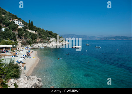 Kalamaki Beach, Corfu, Greece Stock Photo