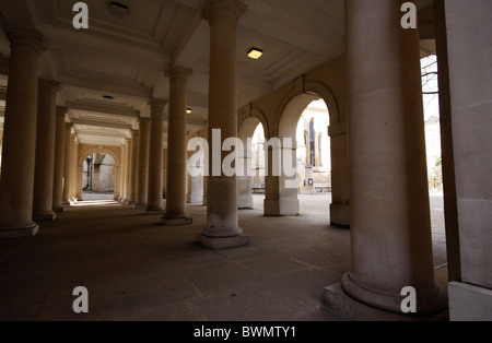 Cloisters by the Temple Church in middle Temple just off Fleet Street in London Stock Photo