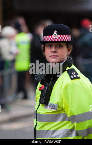 Policewoman from the City of London police force. UK Stock Photo