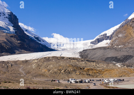 Alberta, Canada. Columbia Ice field Jasper National Park. Stock Photo