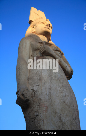 Egypt North Africa Statue of Meret-Amun Meryetamun daughter of Ramses II Akhmin near Sohag travel trip Africa Stock Photo