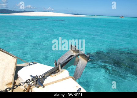 Mayotte France Europe Overseas collectivity Indian Ocean Comoros islands island landscape nature water Boat Stock Photo